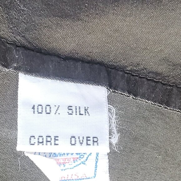 Women's Vintage Isaac Mizrahi Iridescent Silk Blouse/Size 8 - Picture 10 of 10